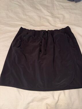 Patagonia Black Athletic Skort with Drawstring